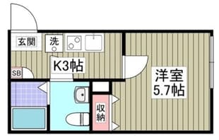 Triniy-緑ヶ丘の物件間取画像